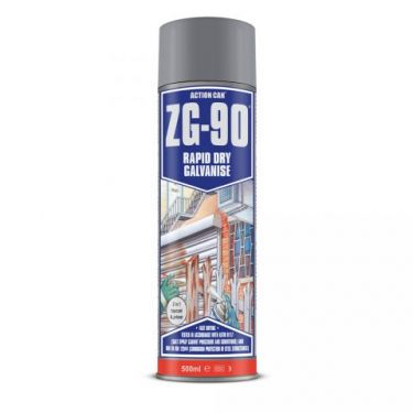 Click Here To Enlarge This Photo Of ZG90  Rapid Dry Galvanise Silver (Box Of 15)