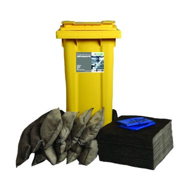 Click Here To Enlarge This Photo Of 120L MAINTENANCE SPILL RESPONSE KIT 2 WHEEL PE BIN (M1220120)