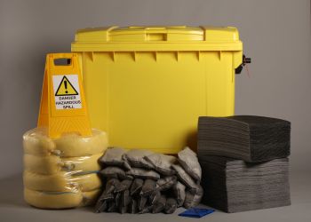 600L MAINTENANCE SPILL RESPONSE KIT 4 WHEEL PE BIN (M1230600)