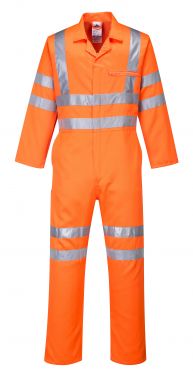 Click Here To Enlarge This Photo Of Hi-Vis Poly-Cotton Coverall RIS (RT42)