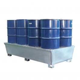 DOUBLE IBC STEEL GALVANISED SPILL PALLET (F3100122)