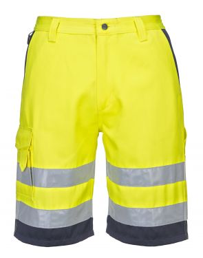 Click Here To Enlarge This Photo Of Hi-Vis Poly-Cotton Shorts (E043)